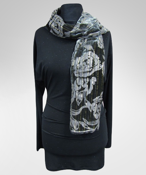 Tunika sukienka kimono z delikatnym połyskiem